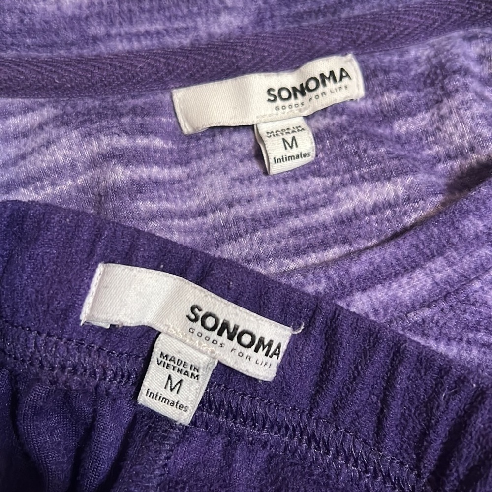 Sonoma Goods For Life Fleece Pajama Set M - Picture 14 of 16